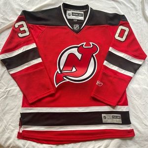NJ Devils Martin Brodeur Official Reebok Authentic Home NHL Jersey Adult LRG